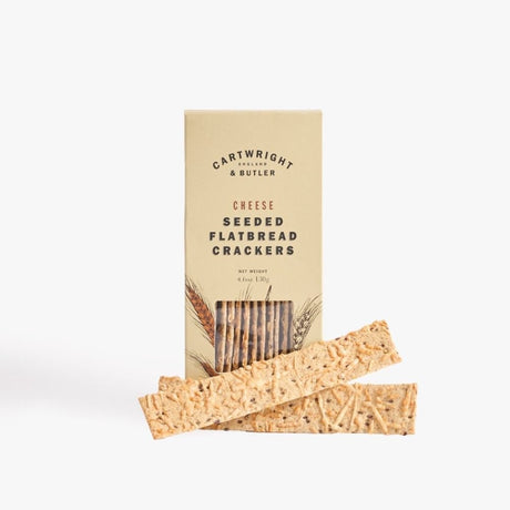 Cartwright & Butler 130g Cheese Flatbread Crackers - Old Railway Line Garden Centre