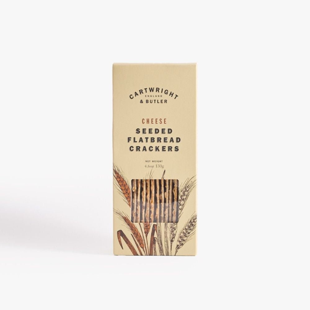 Cartwright & Butler 130g Cheese Flatbread Crackers - Old Railway Line Garden Centre