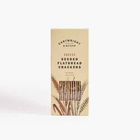 Cartwright & Butler 130g Cheese Flatbread Crackers - Old Railway Line Garden Centre
