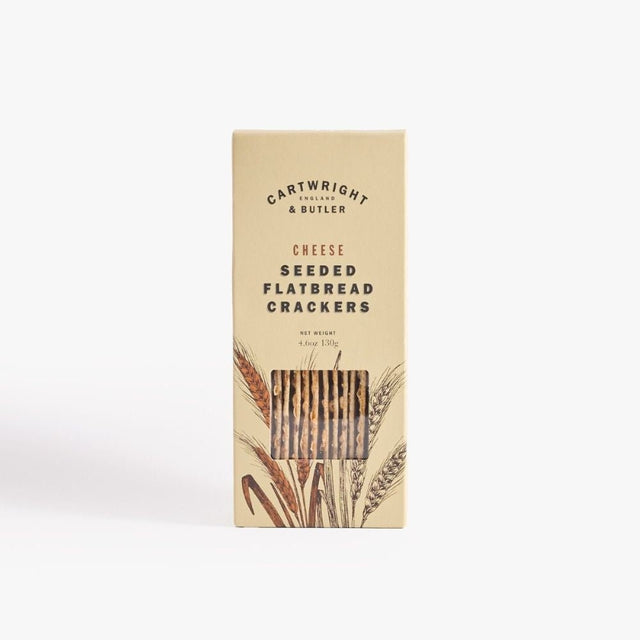Cartwright & Butler 130g Cheese Flatbread Crackers - Old Railway Line Garden Centre