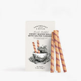 Cartwright & Butler 150g Crispy Wafer Rolls with Salted Caramel - Old Railway Line Garden Centre