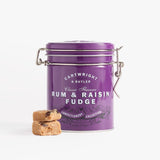 Cartwright & Butler 175g Rum & Raisins Fudge in Tin