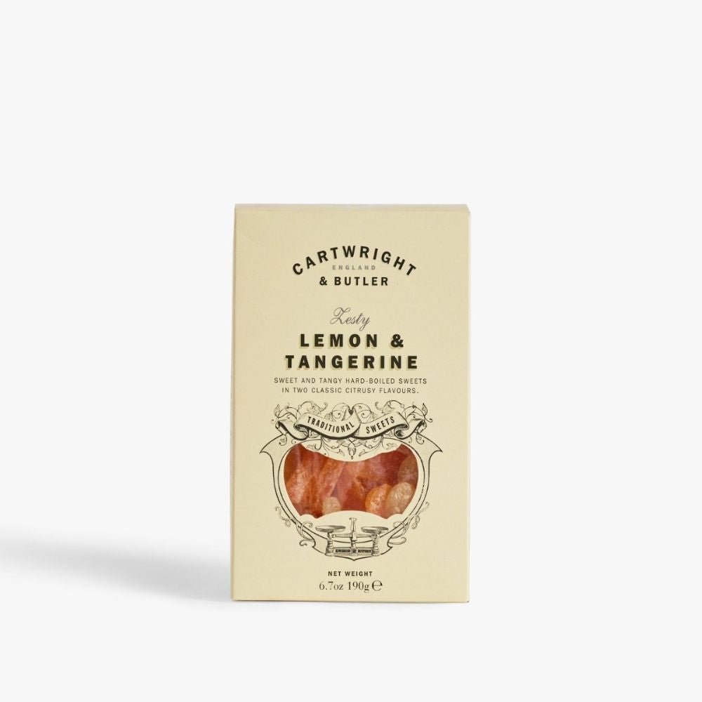 Cartwright & Butler 190g Lemon & Tangerine Slice Sweets - Old Railway Line Garden Centre