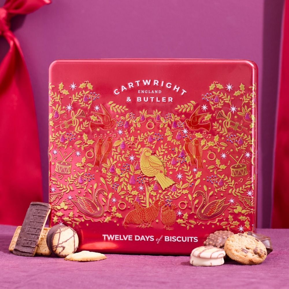 Cartwright & Butler 200g 12 Days of Christmas - Chocolate Biscuit Selection