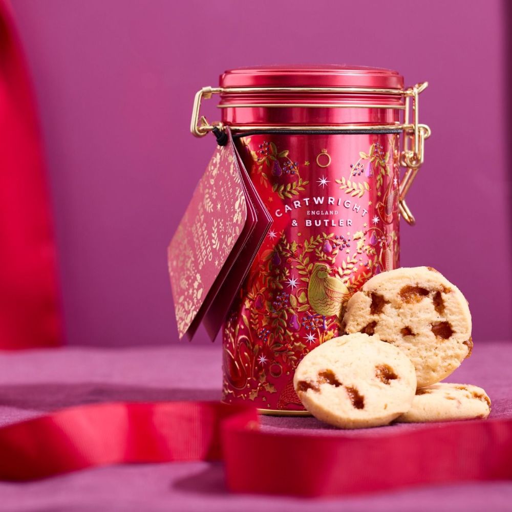 Cartwright & Butler 200g 12 Days of Christmas - Salted Caramel Biscuits in Tin