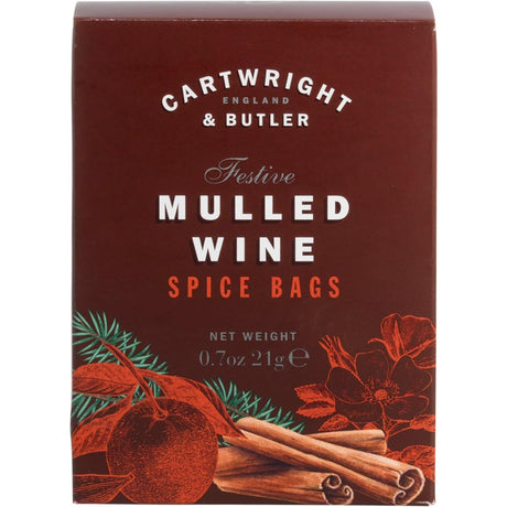 Cartwright & Butler 21g Mulled Wine Spice Bags