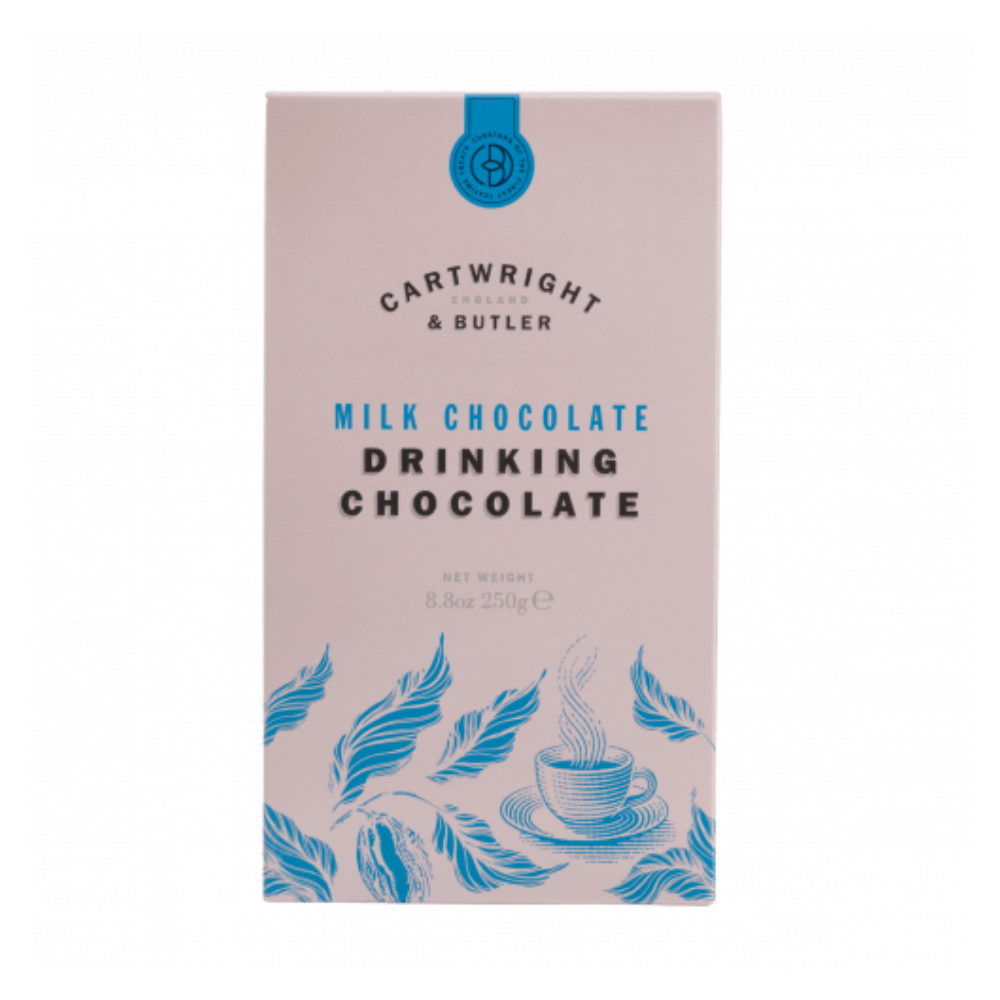 Cartwright & Butler 250g Milk Chocolate Drinking Chocolate Carton - Old Railway Line Garden Centre