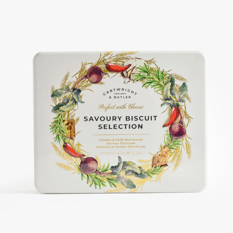 Cartwright & Butler 430g Savoury Biscuit Selection Tin