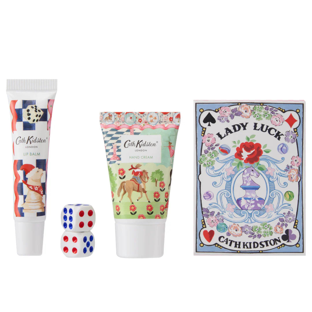Cath Kidston The Christmas Journey Hand, Lip & Games Tin
