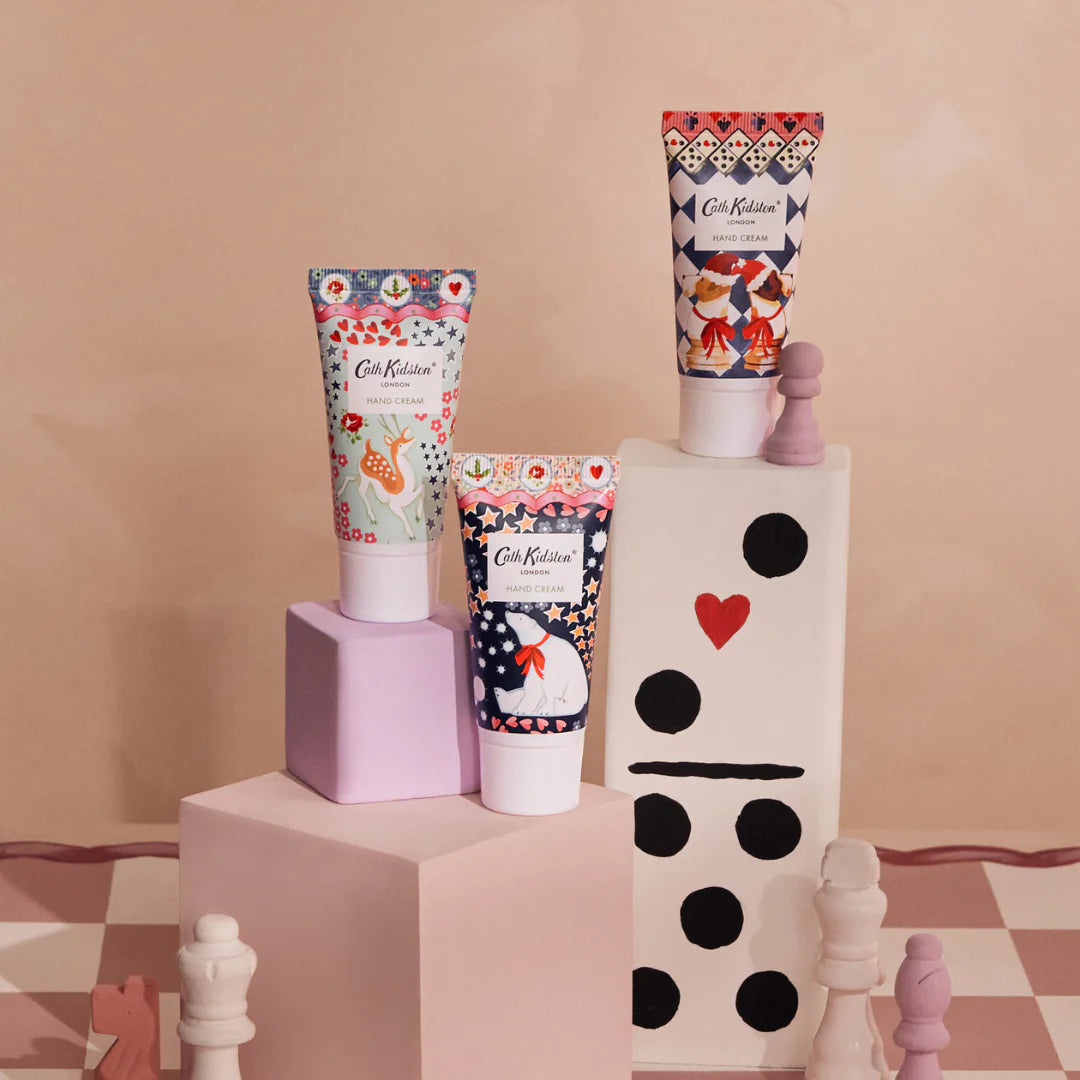 Cath Kidston The Christmas Journey Red Berry & Cedar Hand Cream Trio