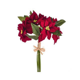 CB Imports 32cm Poinsettia Bunch