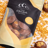 The Cambridge Confectionery Company 130g Milk Chocolate Honeycomb Buttons