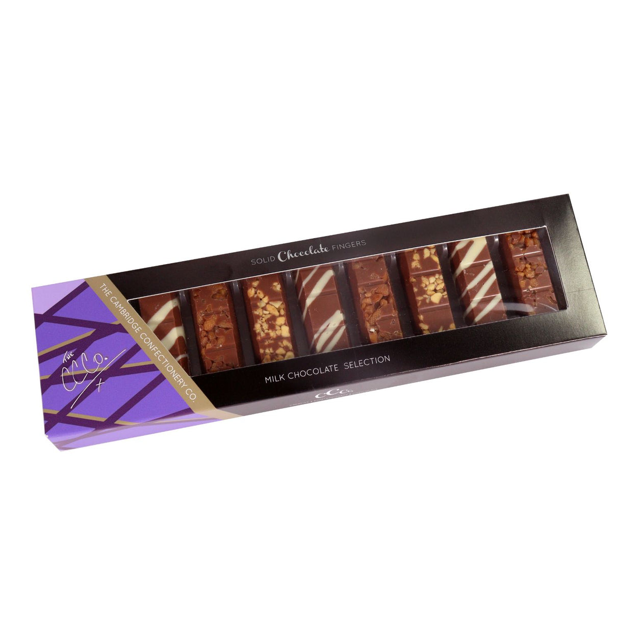 Cambridge Confectionery Company 9 Milk Assorted Solid Chocolate Fingers