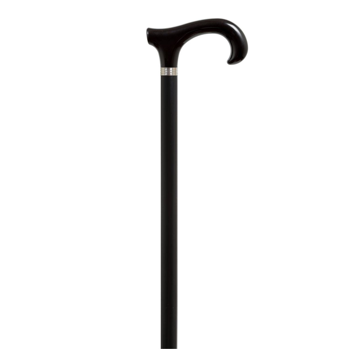 Charles Buyers 36" Derby Handle Dress Cane Walking Stick - Black - Old Railway Line Garden Centre
