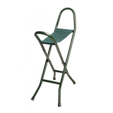 Charles Buyers 38cm Canvas Economy Folding Seat - Green - Old Railway Line Garden Centre