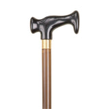 Charles Buyers 91cm Black Escort Crutch Handle Stick