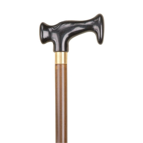 Charles Buyers 91cm Black Escort Crutch Handle Stick