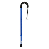 Charles Buyers 91cm Blue Crook Handle Adjustable Stick
