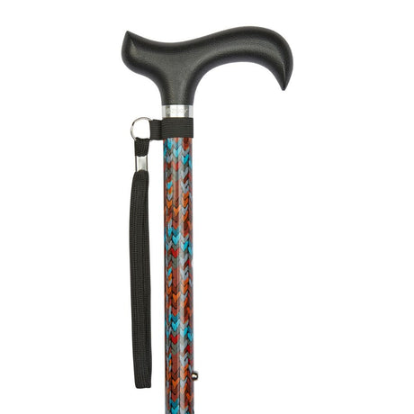 Charles Buyers 91cm Hearts Pattern Adjustable Walking Stick