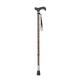 Charles Buyers 91cm Hearts Pattern Adjustable Walking Stick