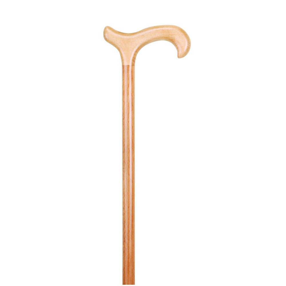 Charles Buyers 91cm Natural Beech Derby Handle Stick