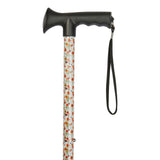 Charles Buyers 91cm Poppies Pattern Adjustable Stick With Gel Grip Handle