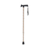 Charles Buyers 91cm Poppies Pattern Adjustable Stick With Gel Grip Handle