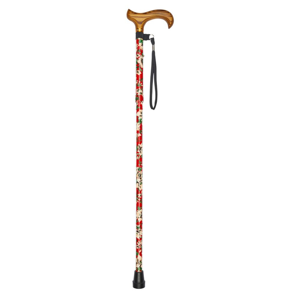 Charles Buyers 91cm Red Morris Pattern Folding Stick