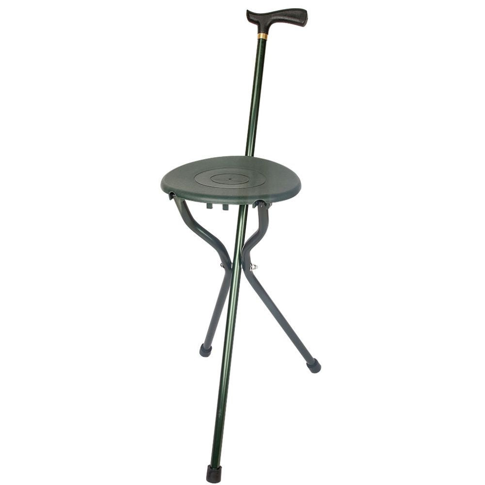 Charles Buyers 94cm Green Economy Folding Seat Stick