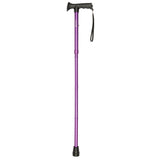Charles Buyers 95cm Purple Gel Grip Handle Folding Stick