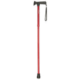 Charles Buyers 95cm Red Gel Grip Handle Folding Stick