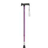 Charles Buyers 98cm Purple Gel Grip Handle Adjustable Stick