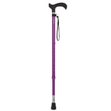 Charles Buyers 99cm Purple Soft Touch Handle Adjustable Stick