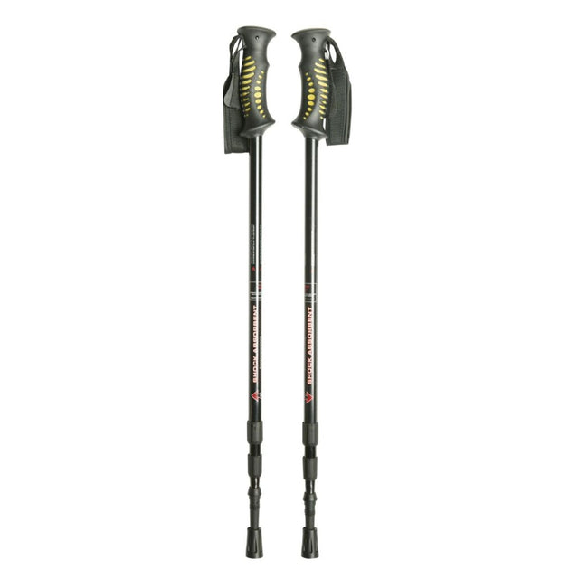 Charles Buyers Adjustable Contours Hiker Walking Stick - Black - Old Railway Line Garden Centre
