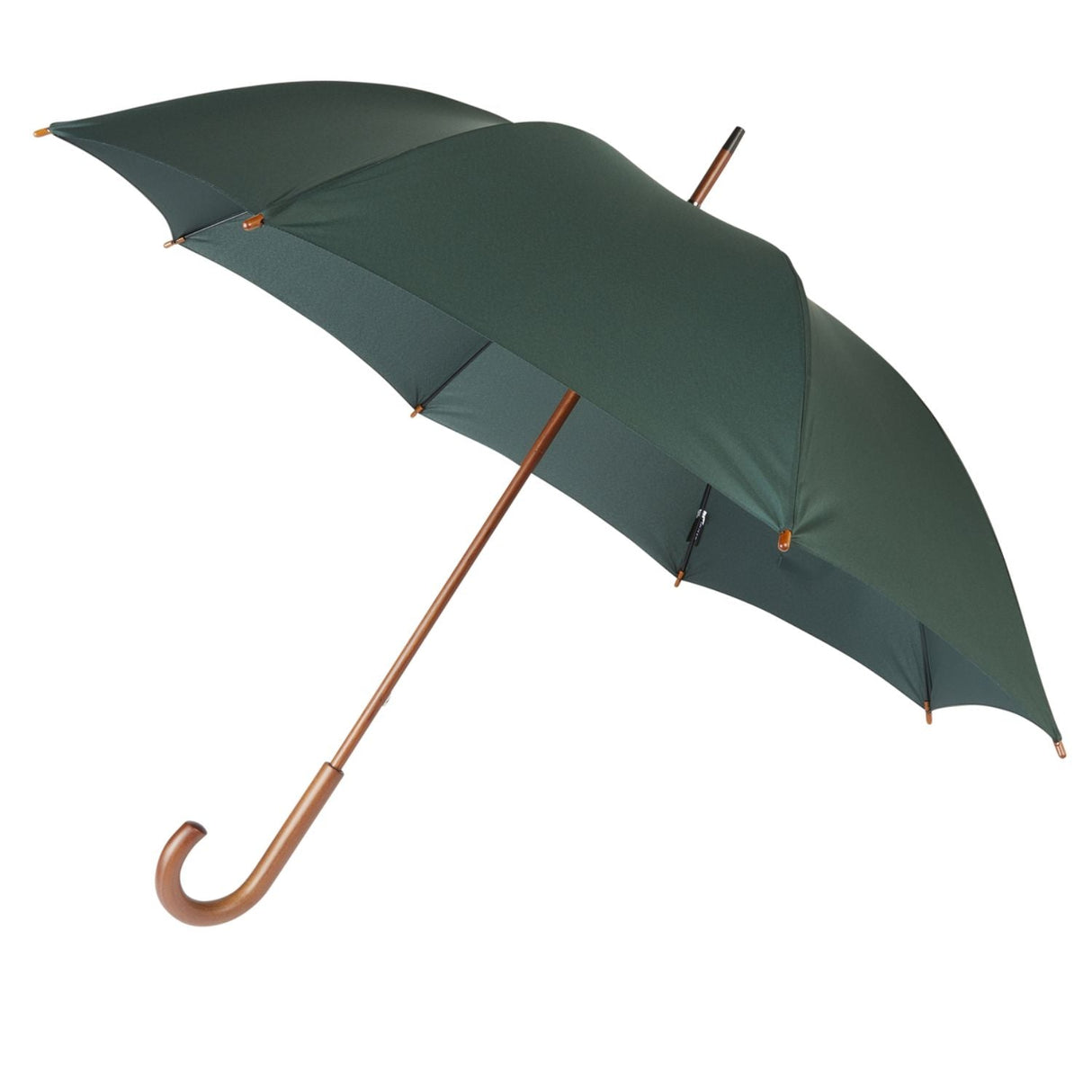 Charles Buyers Crook Handle Umbrella - Green - Old Railway Line Garden Centre