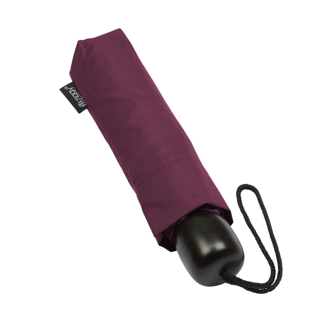 Charles Buyers Mini Fold Ziggy Umbrella - Burgundy - Old Railway Line Garden Centre