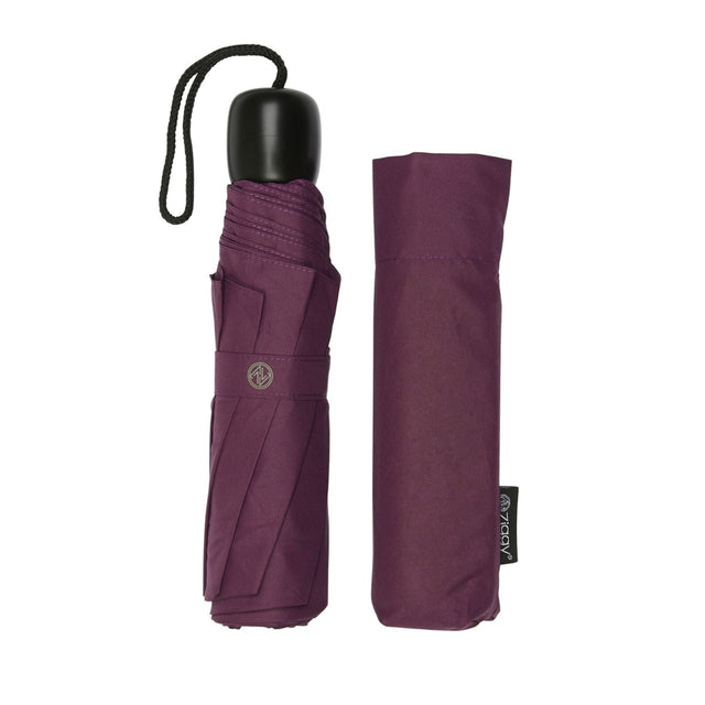 Charles Buyers Mini Fold Ziggy Umbrella - Burgundy - Old Railway Line Garden Centre