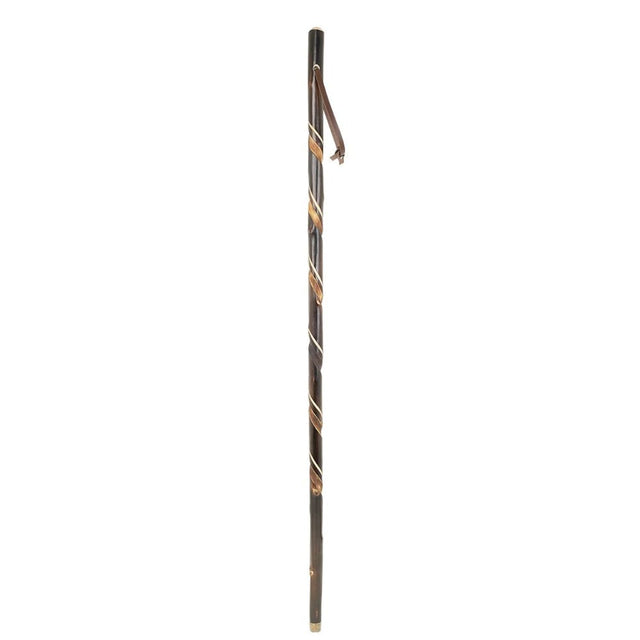 Charles Buyers Spiral Chestnut Hiker Walking Stick - Old Railway Line Garden Centre