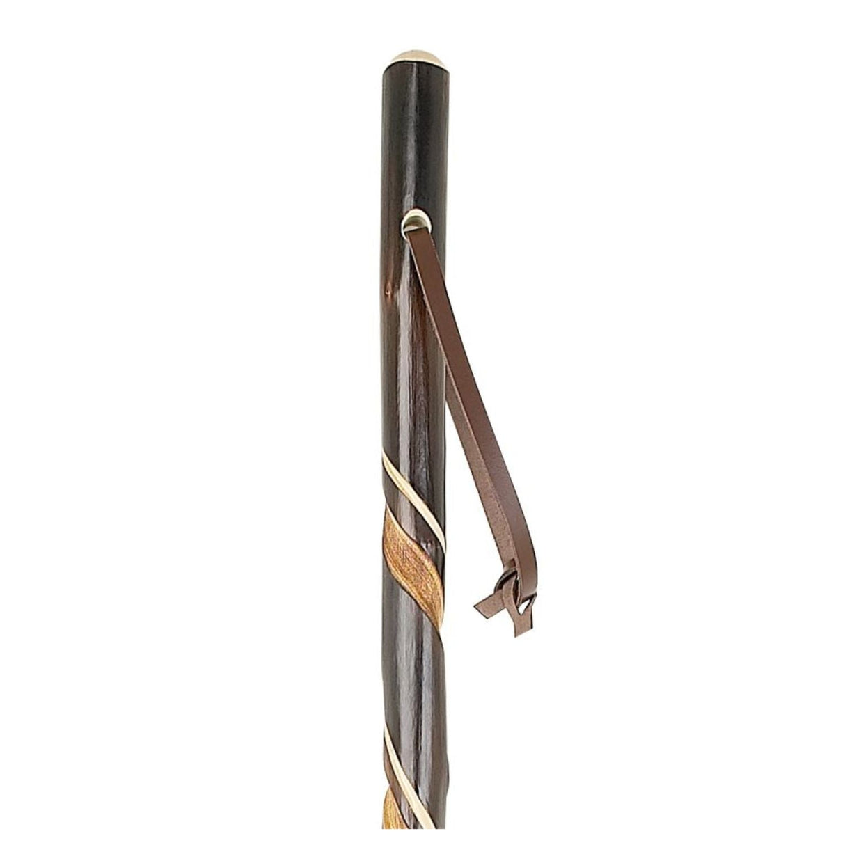 Charles Buyers Spiral Chestnut Hiker Walking Stick - Old Railway Line Garden Centre