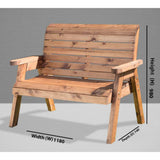 Charles Taylor 100cm Traditional 2 Seater Bench