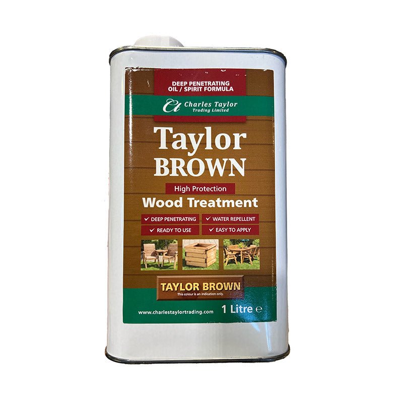 Charles Taylor Wood Treatment Taylor Brown 1L - Old Railway Line Garden Centre