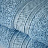 Christy Serene 150cm Bath Sheet Towel - Faded Denim Blue - Old Railway Line Garden Centre
