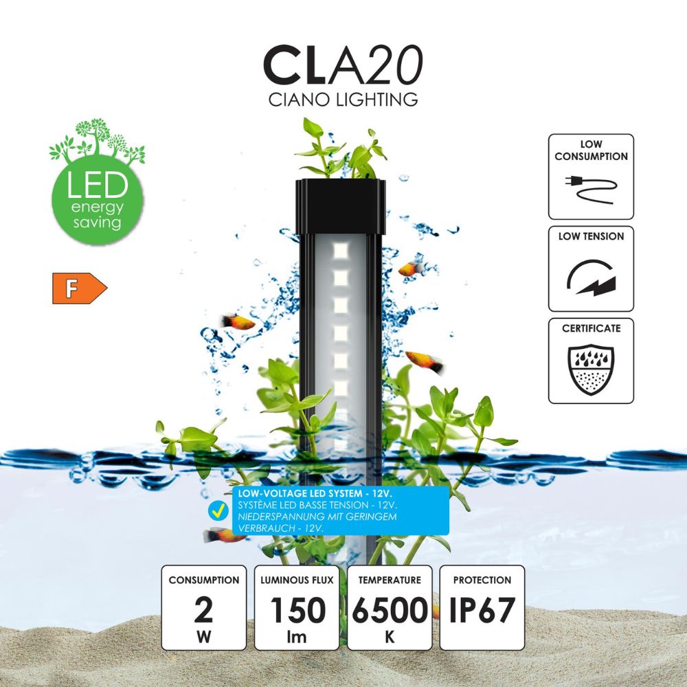 Ciano Aqua 30 White Aquarium - 27 Litres