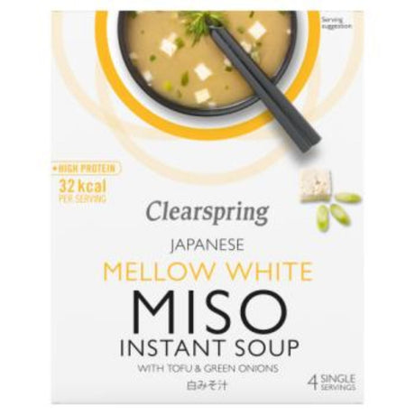 Clearspring Mellow White Miso Soup Pack of 4 - Old Railway Line Garden Centre