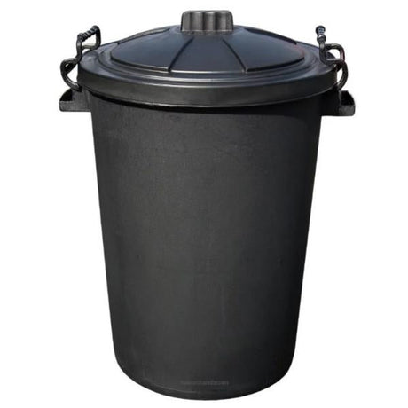 Clipper Waste Bin Drum with Clips 85L - Old Railway Line Garden Centre