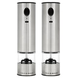 Cole & Mason Battersea USB Electric Stainless Steel Salt & Pepper Mill Set
