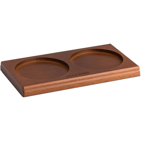 Cole & Mason 16cm Wooden Salt and Pepper Mill Tray - Old Railway Line Garden Centre