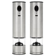 Cole & Mason Battersea USB Electric Stainless Steel Salt & Pepper Mill Set - Old Railway Line Garden Centre