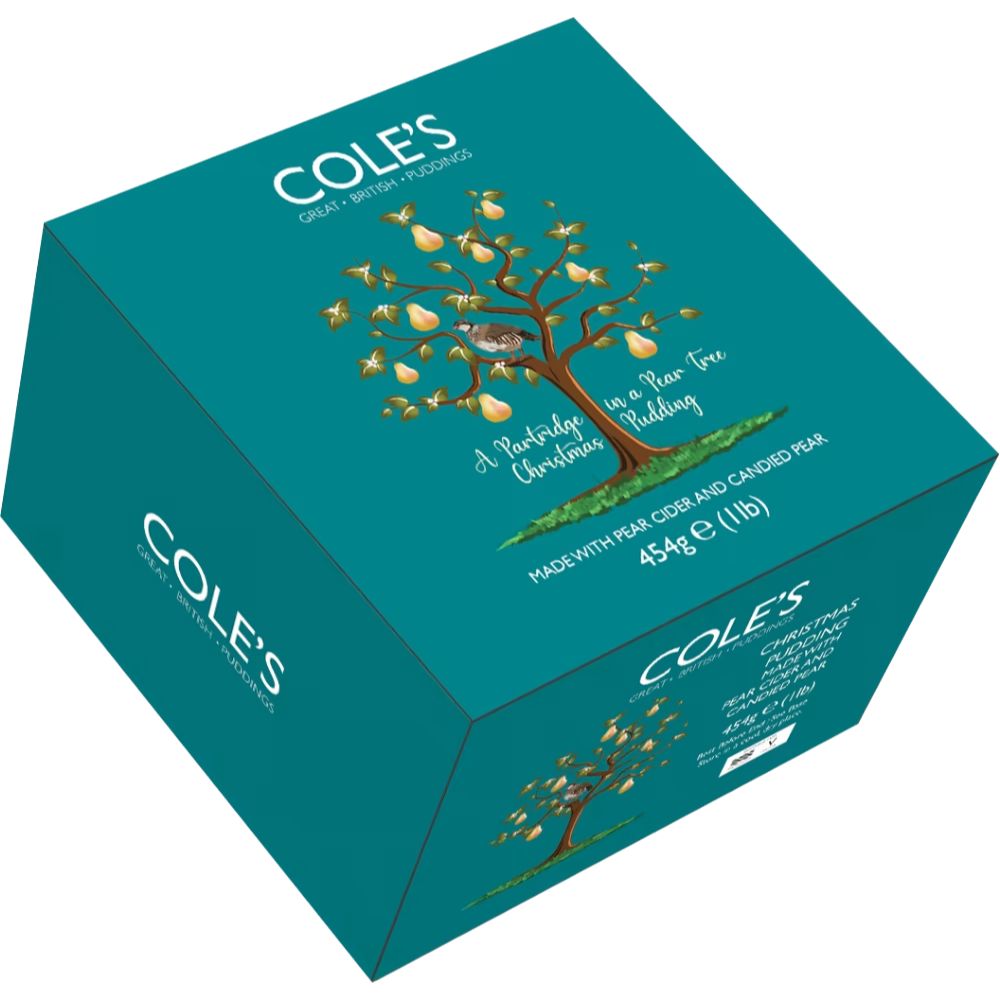Coles 454g Partridge In A Pear Tree Christmas Pudding