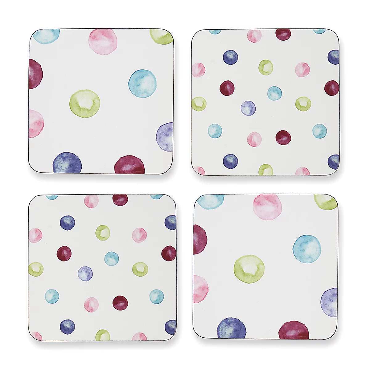 Cooksmart Spotty Dotty Coasters (Set of 4) – Old Railway Line Garden Centre